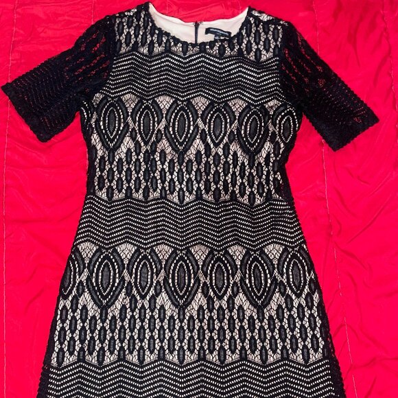 Sharagano Dresses & Skirts - Black Lace Dress
